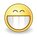 grinning face :D