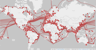 Undersea Internet cables