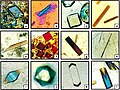 Protein crystals grown by American scientists on the Russian space station Mir in 1995[82]