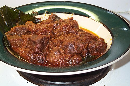 Lamb rendang