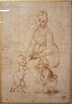 Study for La belle jardinière