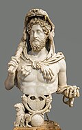Roman cornucopia of Commodus as Hercules, c.192, marble, Capitoline Museums, Rome[7]