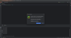 Screenshot of PyCharm 2023.2.3 with a Python project open