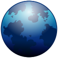 Blue globe artwork, distributed with the source code, and is explicitly not protected as a trademark[291]
