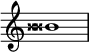 {
\omit Score.TimeSignature \relative c'' {
\tweak Accidental.stencil #ly:text-interface::print \tweak Accidental.text \markup { \concat { \doublesharp \doublesharp }}beses1
} }