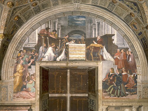 The Mass at Bolsena (1514), Stanza di Eliodoro