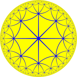 Order-8 triangular tiling