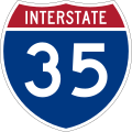 Interstate 35 marker