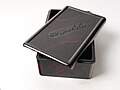 Box in bakelite for storing cigarettes. Manufactured by Vynckier in Ghent. Collection Museum of Industry Ghent.