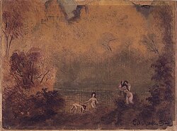 Bathers, Louis Michel Eilshemius, c. 1920 (Brooklyn Museum)