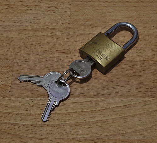 Solex 99 30 lock with keys