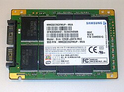 Samsung 128 GB micro SATA solid-state drive