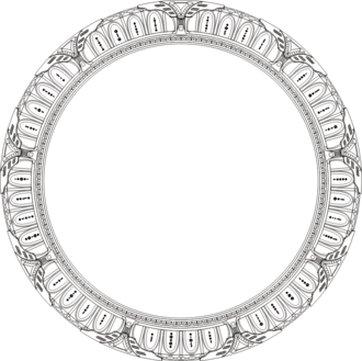 Schematic diagram of Destiny's stargate with glyphs