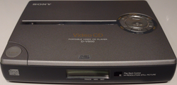 A Sony D-V500 portable video CD player.