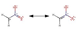 Resonance with the aci form.