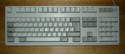 IBM Model M2, Part no. 1395713, manufactured 1992