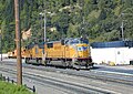 Diesel–electric locomotive at work